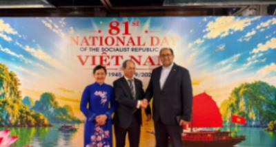Ambassador of Iran attended the ceremony of 81st National Day of Vietnam.