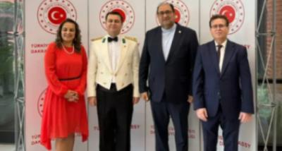 Participation of the Iranian Ambassador to Bangladesh at Turkey National Day Reception